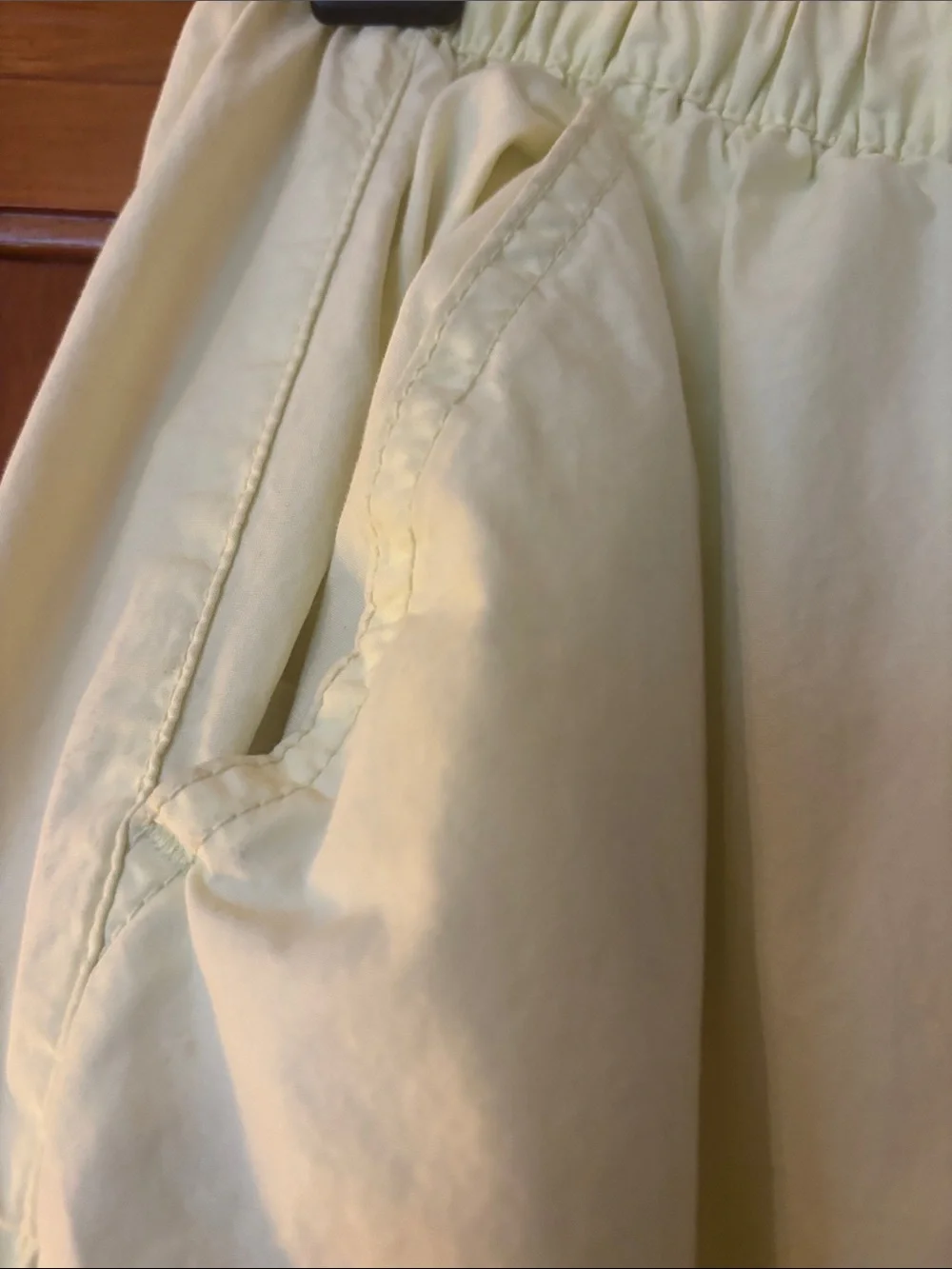 GAP Kids Girls Pale Yellow Cargo Jogger Pants